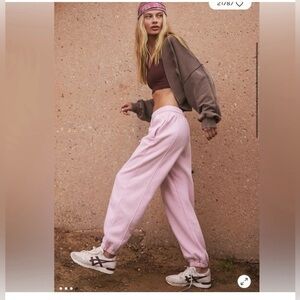 FP Movement Sprint to the Finish pink joggers